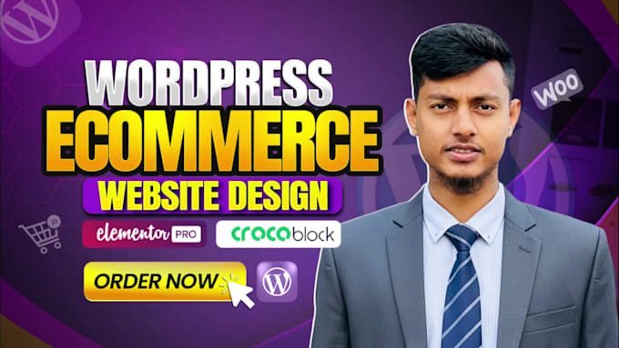 build woocommerce and ecommerce websites with wordpress