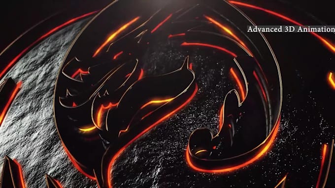 do 3d reveal animated logo intro video