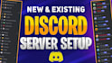 setup best custom gaming, community, or nft discord server