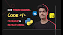refactor, cleanup javascript, typescript and python code