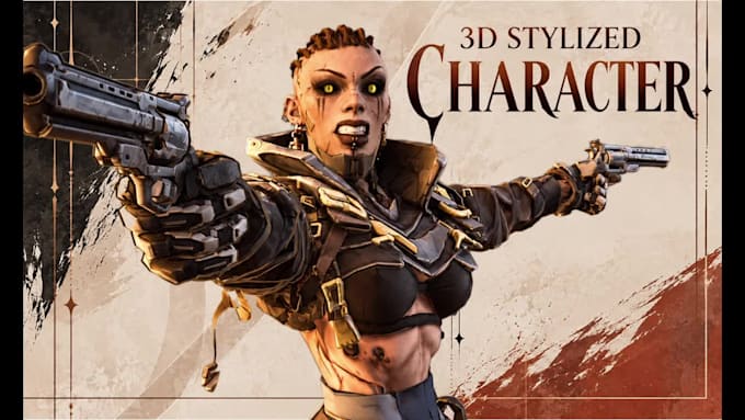 create stylized 3d characters for games and animation