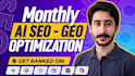 do ai SEO, GEO and aeo to rank your website on google and ai search