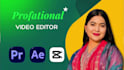 do professional video editing with in 24 hours
