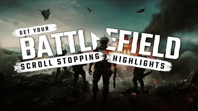 edit battlefield gaming highlights for youtube and tiktok