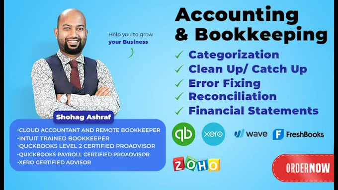 do reconciliation in quickbooks online, xero or freshbooks