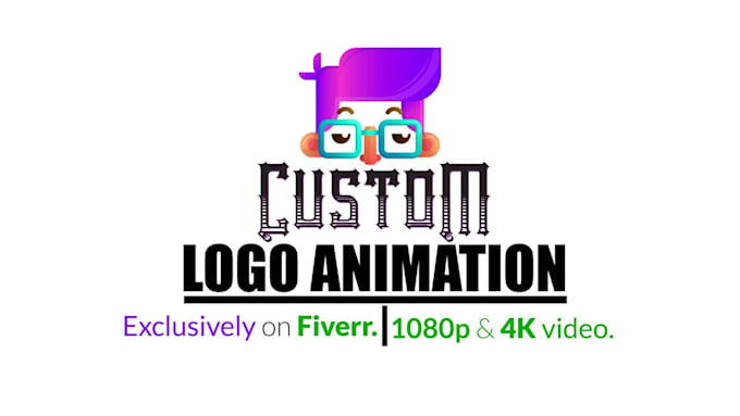 create a custom logo animation and youtube intro video