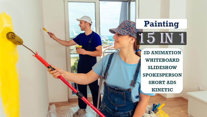 make painting contractor or painter services promo video ad