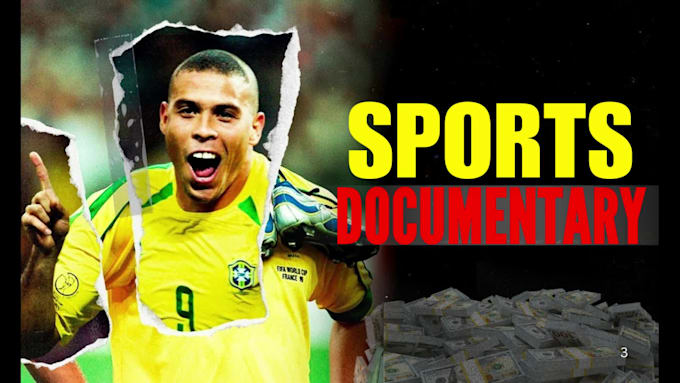 create mini sports documentaries for youtube, documentary style, faceless video