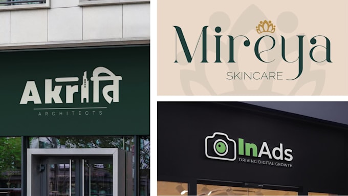 design a modern logo with animation for your brand