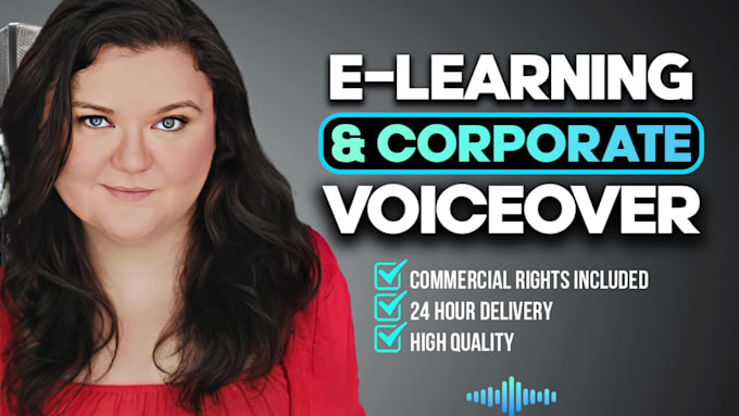 record a professional female medical corporate elearning training voiceover