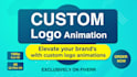 make a unique custom logo animation and intro video