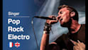 record your male pop, rock sing for your track