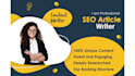 do top SEO article writing, content writing and blog writing