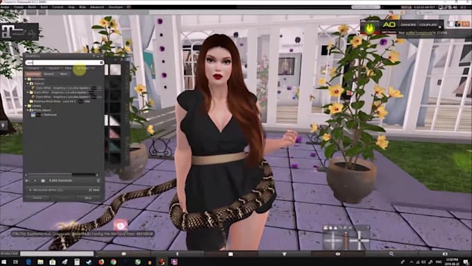 coordinate an avatar makeover in second life