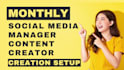 expertly manage your monthly social media engagement