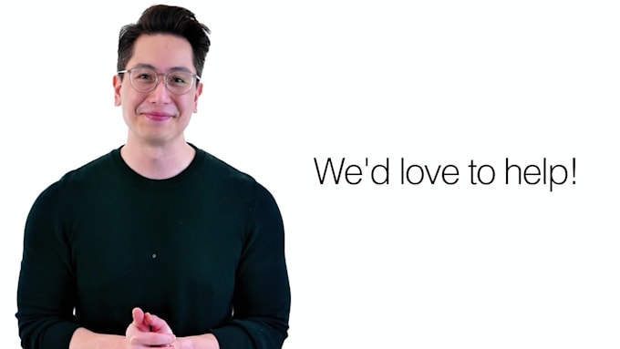 produce a professional male video spokesperson commercial