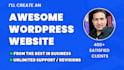 do premium stunning wordpress website development