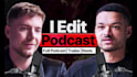 do multicam and riverside podcast video editing and interview