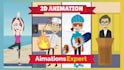 create a 2d animated explainer video