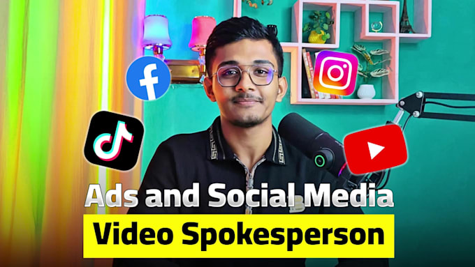 create a spokesperson video for social media and ads