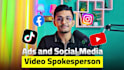 create a spokesperson video for social media and ads