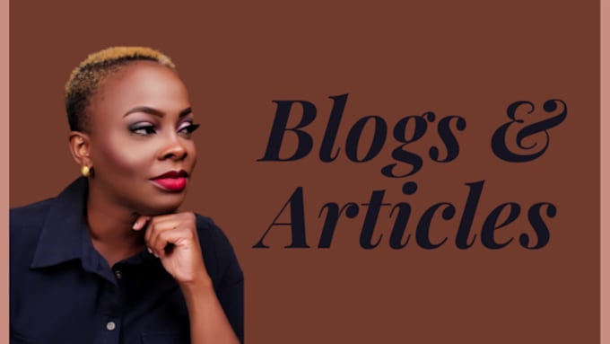 write SEO optimized blog posts and articles