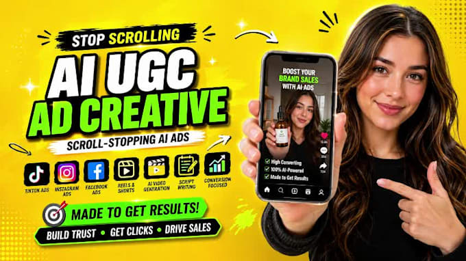 create scroll stopping ai ugc video ads for tiktok and meta