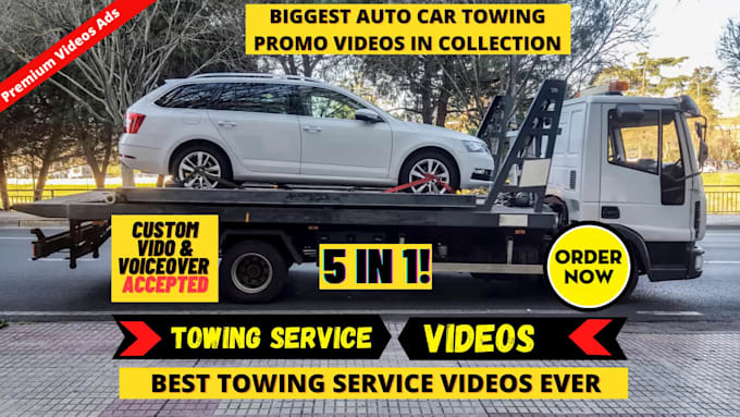 make auto car towing or truck towing auto recovery video ads