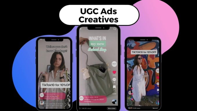 Create Striking Ugc Video Ads For Your Tiktok And Reels By Acevision Fiverr