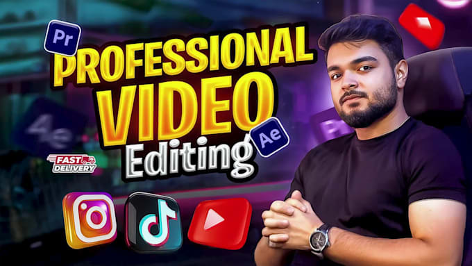 do pro video editing for youtube talking head video and vsl