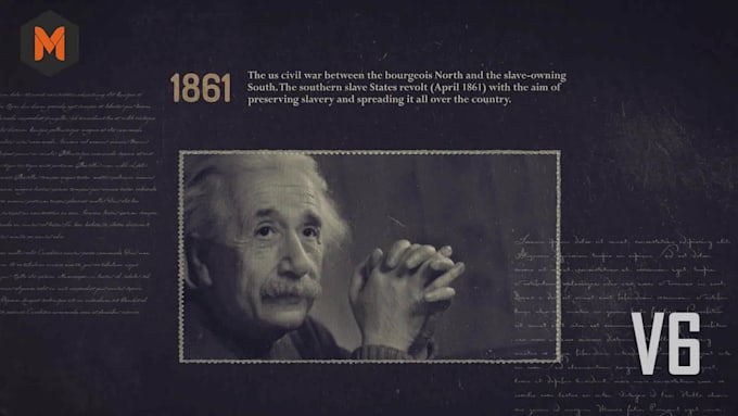 Review! I will create professional history timeline video  for $25