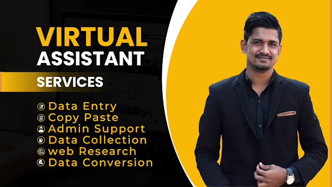 do any virtual assistant, data entry and web research job