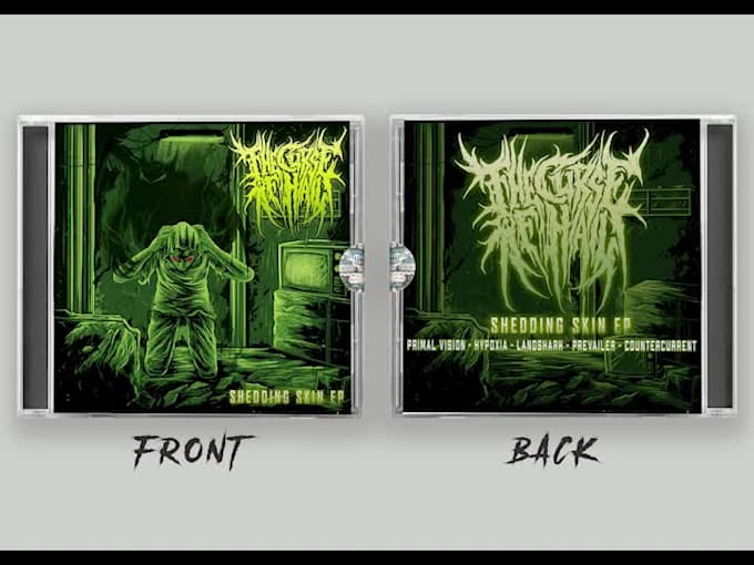 design album cover or mixtape artwork illustration
