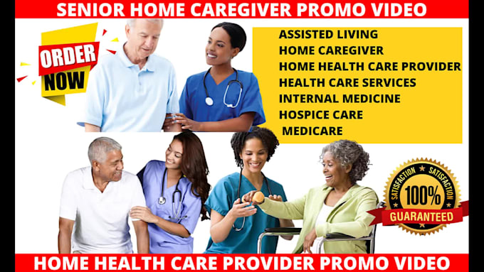 do senior care or health care or home caregiver promo video