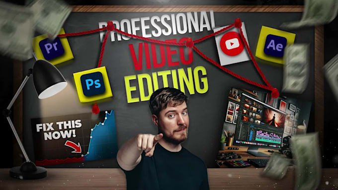 professional video editing for youtube, music and tiktok