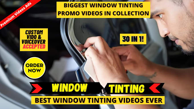 create window tinting or auto window tinting detailing video