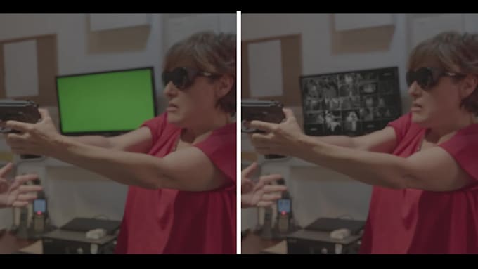 do vfx, composting, rotoscoping , tracking, green screen remove