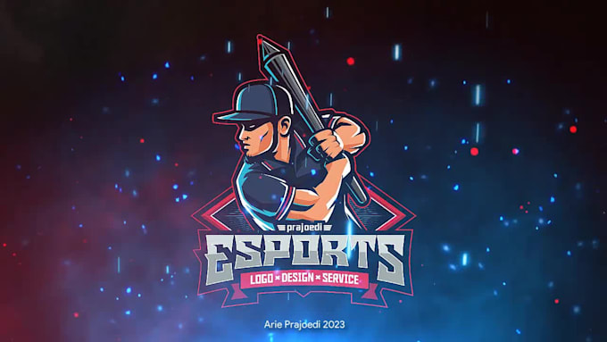 design gaming, esport, youtube, twitch logo for you