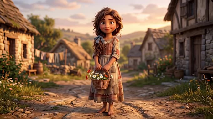 create pixar style 3d kids animation stories using ai