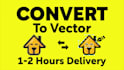 redraw, vectorize image, convert logo to vector