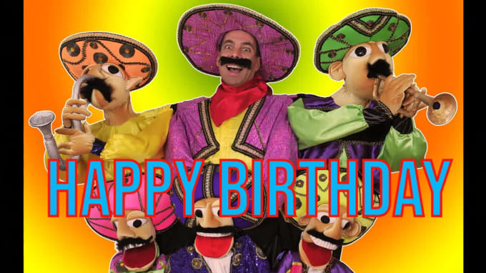 Make puppet happy birthday wish video o birthday messages by Mr_fun | Fiverr