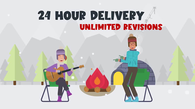 create a 2d animated explainer video within 24 hours