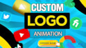 create a custom 2d logo animation