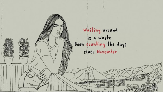 make fantastic hand drawn lyric video