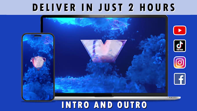 create youtube video intro and outro animation