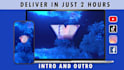 create youtube video intro and outro animation