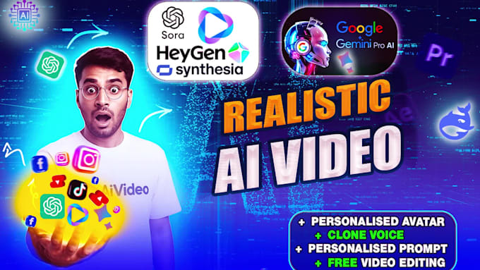create professional realistic ai video