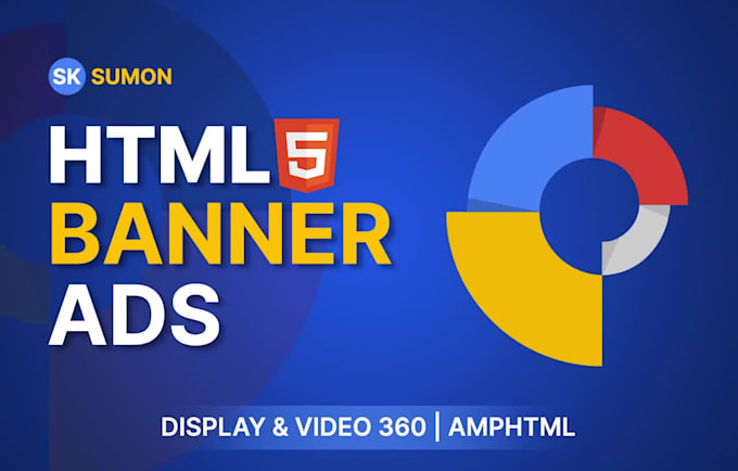 design creative HTML5 banner ads for google display ads