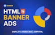 design creative HTML5 banner ads for google display ads