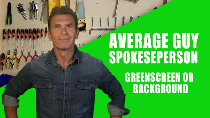 create an average guy spokesperson video